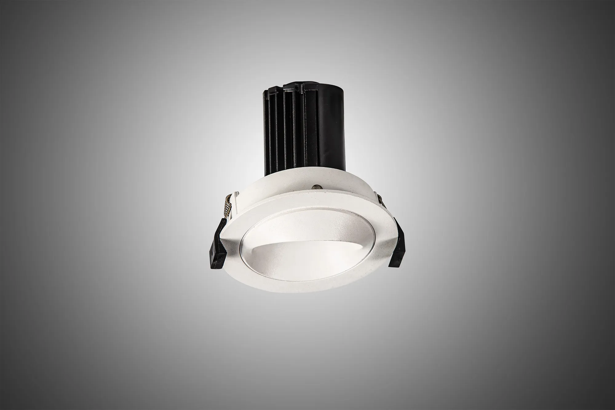 Bonia 10 Dimmable Tridonic 10W 631lm 2700K 36°, White/White 27° Angled Round Downlight , NO DRIVER REQUIRED, 5yrs Warranty DM201125  Dlux Bonia 10